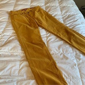 Corduroy Mustard Yellow Pants Womens Size 6/28 90’s Banana Republic Pants